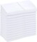 White Pillowcase Set of 12 - Queen 20"x30" Bed Pillow Cover - 1800 Brushed Microfiber - Wrinkle & Fade Resistant - Bulk Pillow Cases - Hotel Quality Pillowcase 12 Pack (Queen, White)